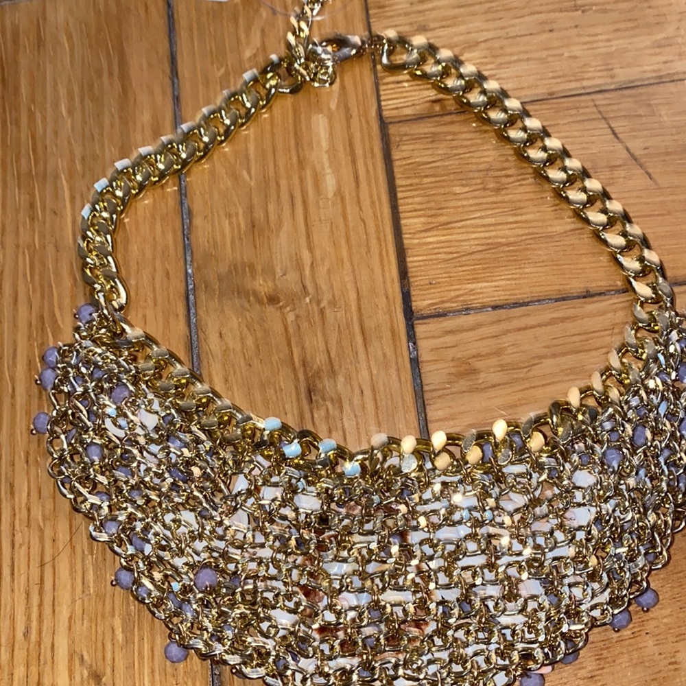 Gorgeous Shell Statement Necklace! - image 5